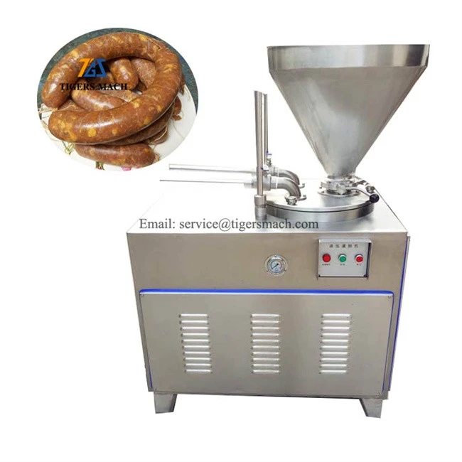 Sausage filling machine in Automatic sausage processing line