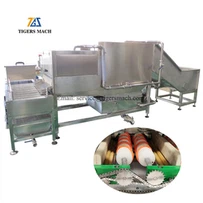 Machine à enlever les coquilles d'œufs de poulet