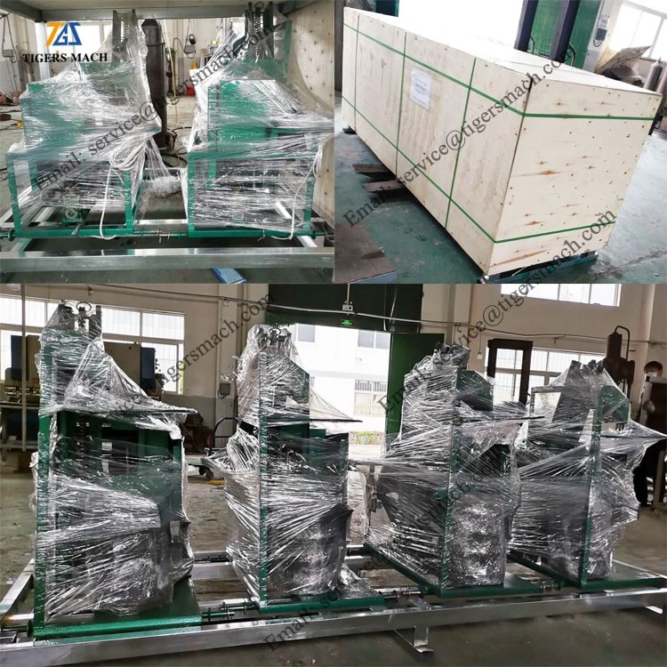 Good quality garlic roots cutting machine delivery news to Korea customer Good quality garlic roots cutting machine delivery news to Korea customer